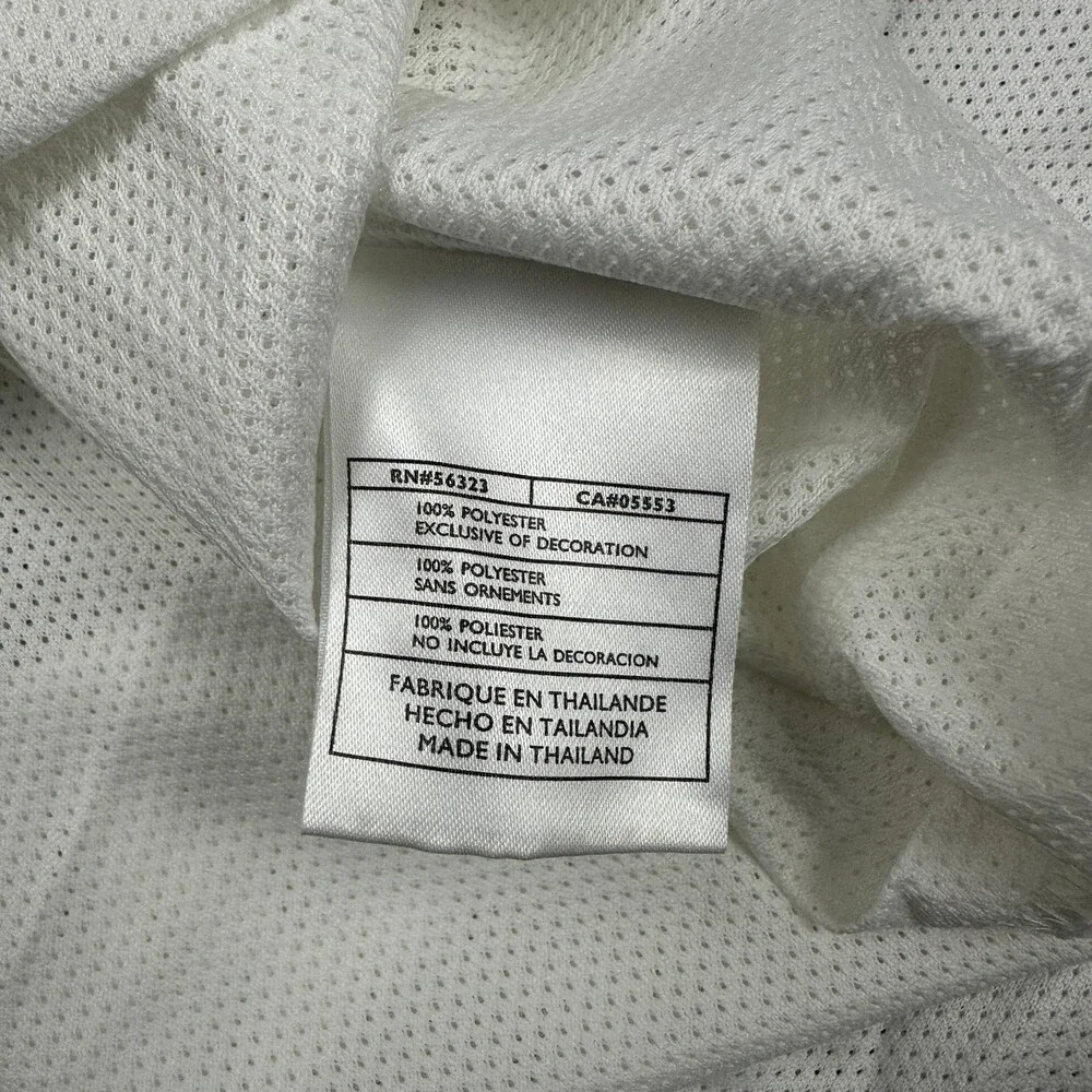 Nike Shirt Men Extra Large White Track & Field Dri-Fit Mesh Star Logo Running *